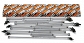 BETA 953TX/S8 Komplet 8  Kluczy trzpieniowych typu T®, profil Torx®, z przegubem