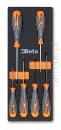 BETA M174 Komplet 6 Wkrętaków profil Torx