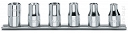 BETA 920FTX/SB6 Komplet 6 Nasadek profil Torx®  wewnętrzny 1/2"