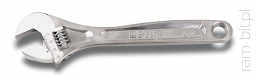 BETA 111E 450mm Klucz płaski nastawny ze skalą, chromowany