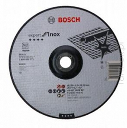 BOSCH 230/1,9mm  Tarcza tnąca wygięta Exp.For Inox (2 608 600 711)