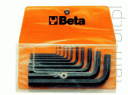 BETA 96AS/B11 Komplet kluczy trzpieniowych kątowych, calowych - w etui