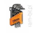 BETA 97TX/SC8 Komplet 8 kluczy trzpieniowych kątowych , profil Torx 