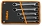 BETA 195/B5 Komplet 5 kluczy oczkowych z mechanizmem zapadkowym , dwustronne , dwunastokątne 
