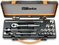 BETA 910AS/MBM-C18 Komplet 18 Nasadek calowych z akcesoriami do użytku w lotnictwie 3/8''
