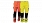BETA VWTC149 Spodnie robocze ostrzegawcze kontrastowe czarno/żółte