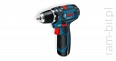 BOSCH GSR 12V-15 (0 601 868 109) Professional akumulatorowa wiertarko-wkrętarka (Aku 2 x 2,0 Ah Li-Ion) + L-BOXX 102