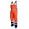 BETA VWTC08-BON Spodnie robocze na szelkach ostrzegawcze, pomaranczowe