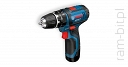 BOSCH GSB 12V-15 (0 601 9B6 906) Professional akumulatorowa wiertarko-wkrętarka udarowa ( Aku 2 x 2,0 Ah Li-Ion) + L-BOXX 102
