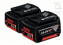 BOSCH 2x GBA 14,4 V 4,0 Ah (1 600 Z00 044) Professional akumulatory