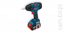 BOSCH GDR 18 V-LI MF (0 601 9A1 004) Professional Akumulatorowy klucz udarowy ( Aku 2 x 4,0 Li-Ion) + L-BOXX 136