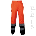 BETA VWTC07BON Spodnie robocze ostrzegawcze,pomarańczowo/granatowe