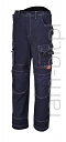 BETA 7816BL Spodnie robocze z wieloma kieszeniami, z płótna T/C, 260 g/m², niebieskie