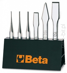 BETA 38/SP6 Komplet 6 wybijaków stożkowych i przecinaków