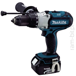 MAKITA DHP451RTJ Wiertarko-wkrętarka udarowa akumulatorowa 18V ( 2 x Akumulator 5,0Ah + Ładowarka )