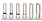 BETA 920FTX/LSB6 Komplet 6 Nasadek profil Torx® wewnętrzny, długie 1/2" 